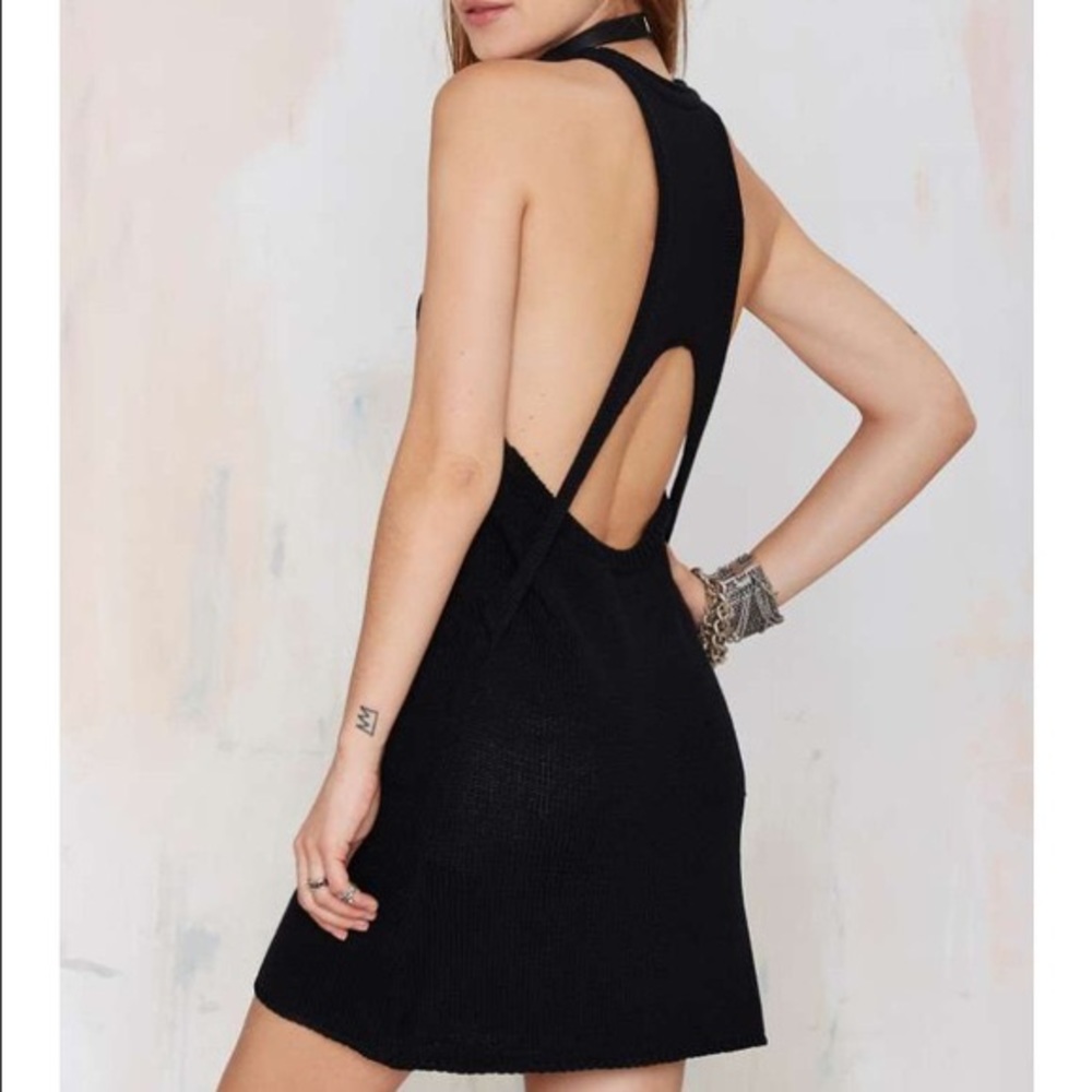 UNIF Knit Black Dress